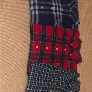 Boys Size Large Vineyard Vine Long Sleeve Shirts